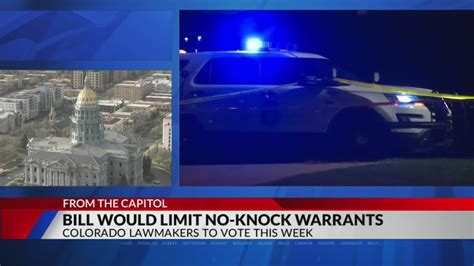 No-knock warrant restrictions advance in Colorado